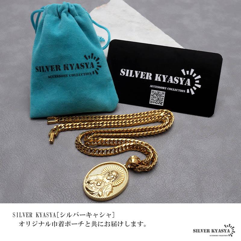 最大30％OFFクーポン登場中！／ステンレス HIPHOPネックレス ゴールド