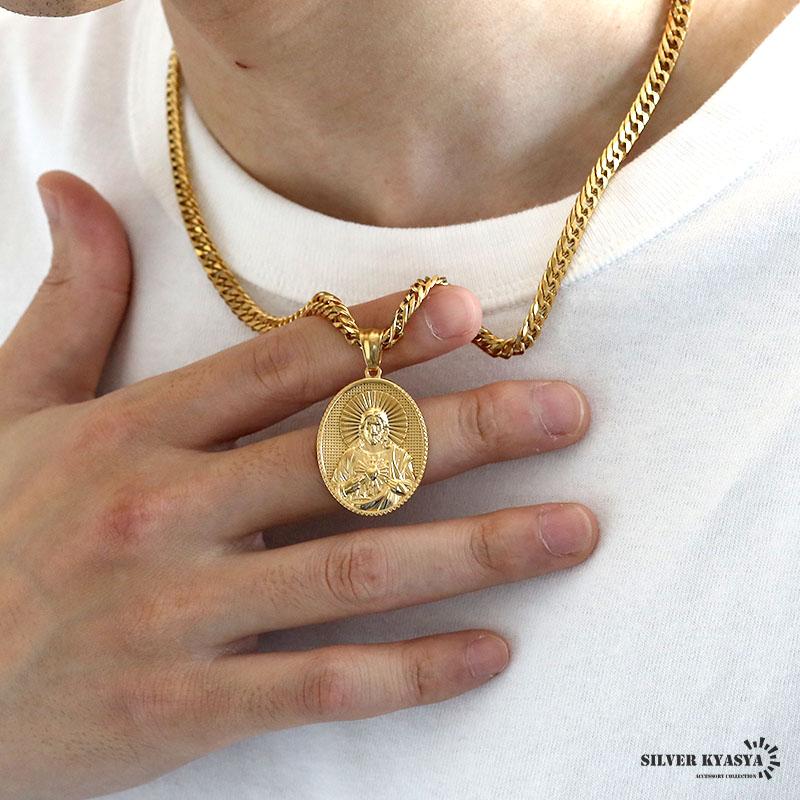ステンレス HIPHOPネックレス ゴールド 6面カットダブル喜平 ステンレス HIPHOPネックレス ゴールド 6面カットダブル喜平