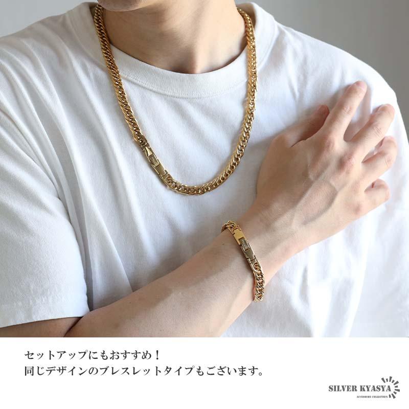 純チタン製 ダブル喜平チェーンネックレス 喜平ネックレス 6面カット