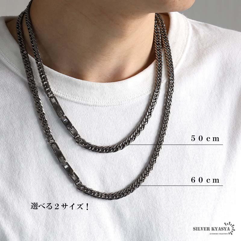 複数買いで最大300円OFFクーポン／純チタン製 軽い ダブル喜平チェーン