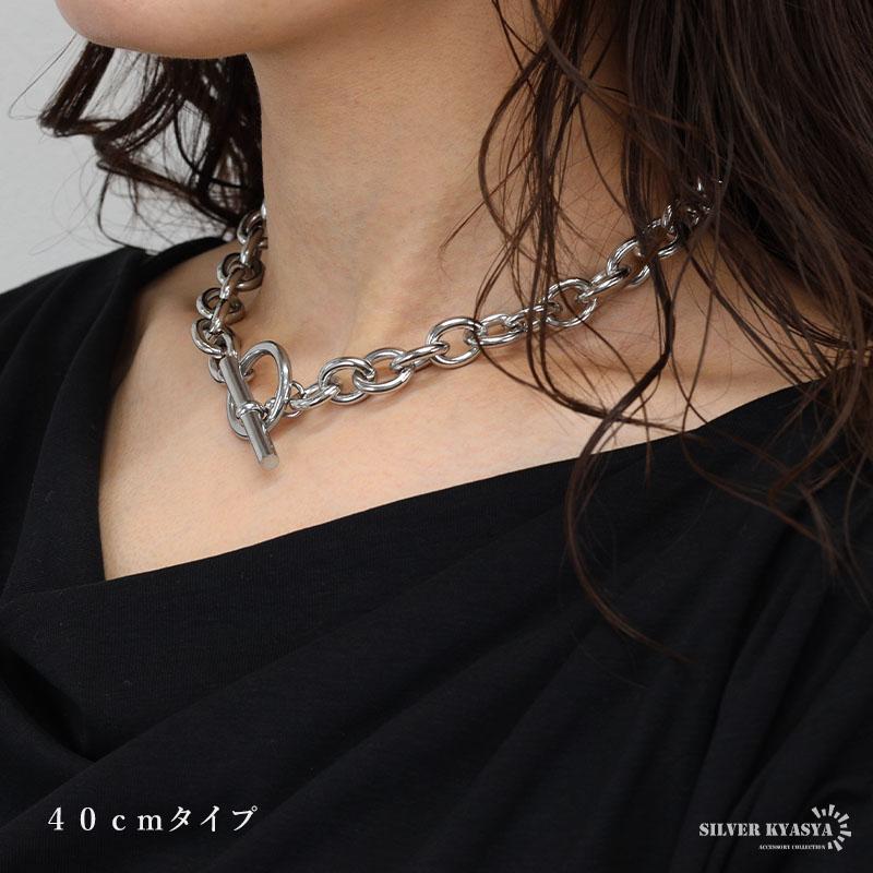 複数買いで最大300円OFFクーポン／ステンレス マンテルネックレス ご