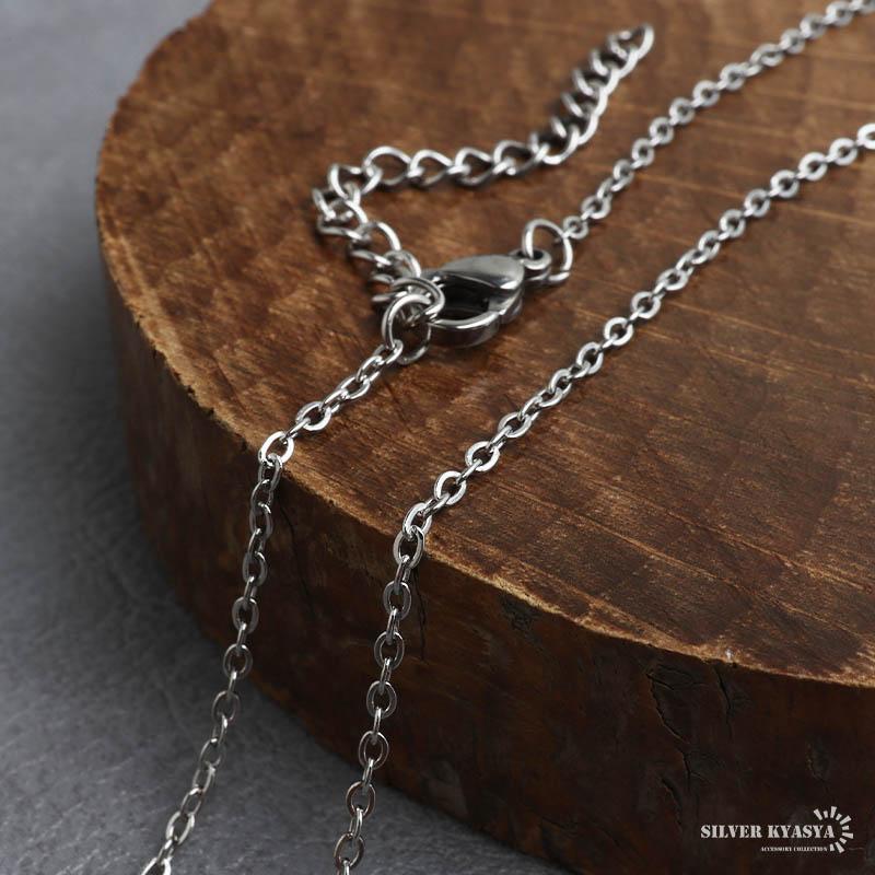 ステンレス ホエールテールネックレス クジラ しっぽ ペンダント