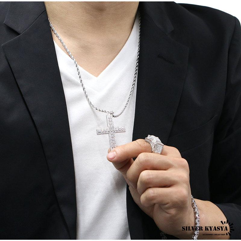 ネックレス クロス ペンダント ゴールド シルバー メンズ ロープ ネックレス クロス ペンダント ゴールド シルバー メンズ ロープ