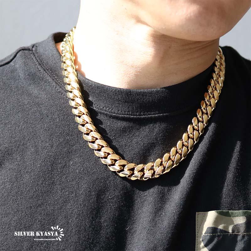 316L 極太 メンズネックレス 18k gp 金 ゴールド 喜平チェーン B 316L 極太 メンズネックレス 18k gp 金 ゴールド 喜平チェーン B