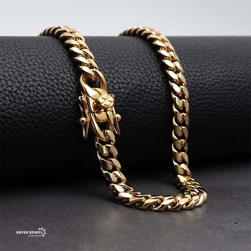 316L 幅6mm 細め メンズネックレス 18k gp 金 ゴールド 喜平 316L 幅6mm 細め メンズネックレス 18k gp 金 ゴールド 喜平