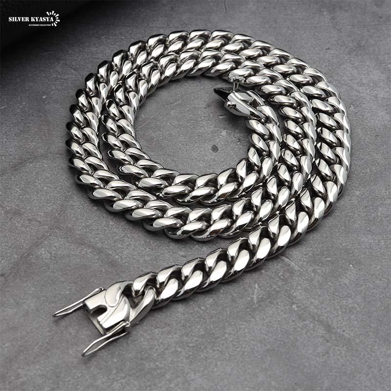 316L 幅10mm メンズネックレス シルバー 喜平チェーン B系 316L 幅10mm メンズネックレス シルバー 喜平チェーン B系