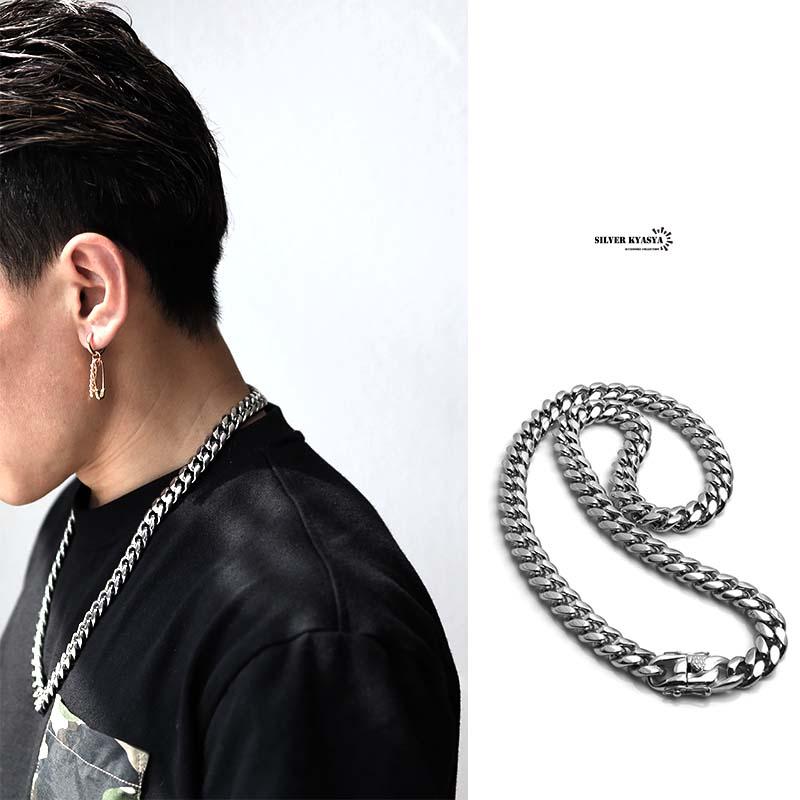 316L 幅10mm メンズネックレス シルバー 喜平チェーン B系 316L 幅10mm メンズネックレス シルバー 喜平チェーン B系