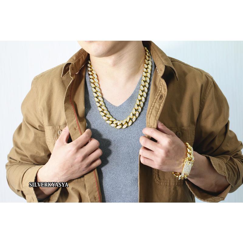 太め 極太 喜平ネックレス マイアミキューバンリンク チェーン