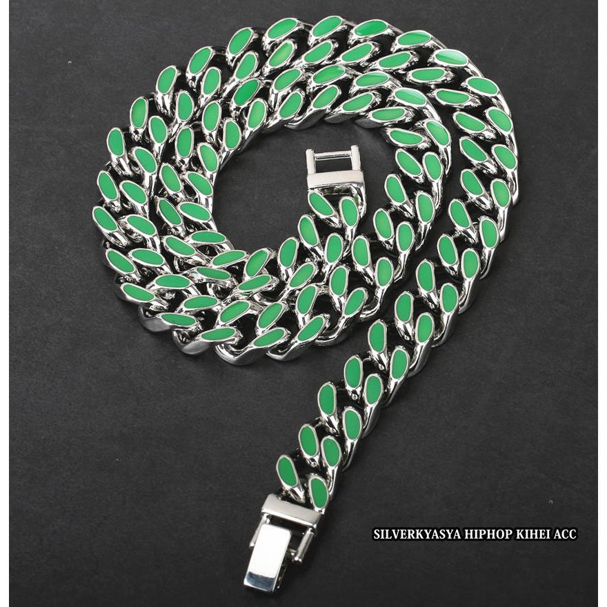 マイアミキューバンネックレス 喜平チェーン メンズ シルバーsilver