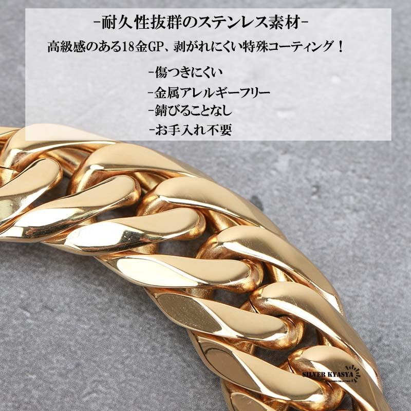 幅19mm ステンレス 6面カット 極太 ダブル喜平ネックレス 幅19mm ステンレス 6面カット 極太 ダブル喜平ネックレス