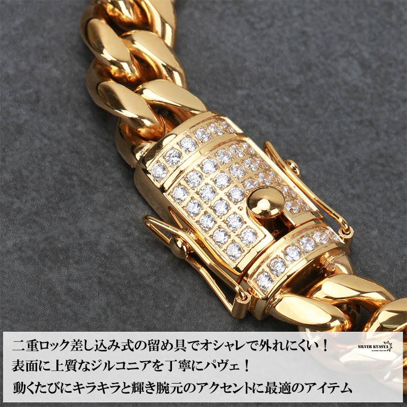 複数買いで最大30％OFFクーポン／STAINLESS 幅10mm ゴールド 喜平