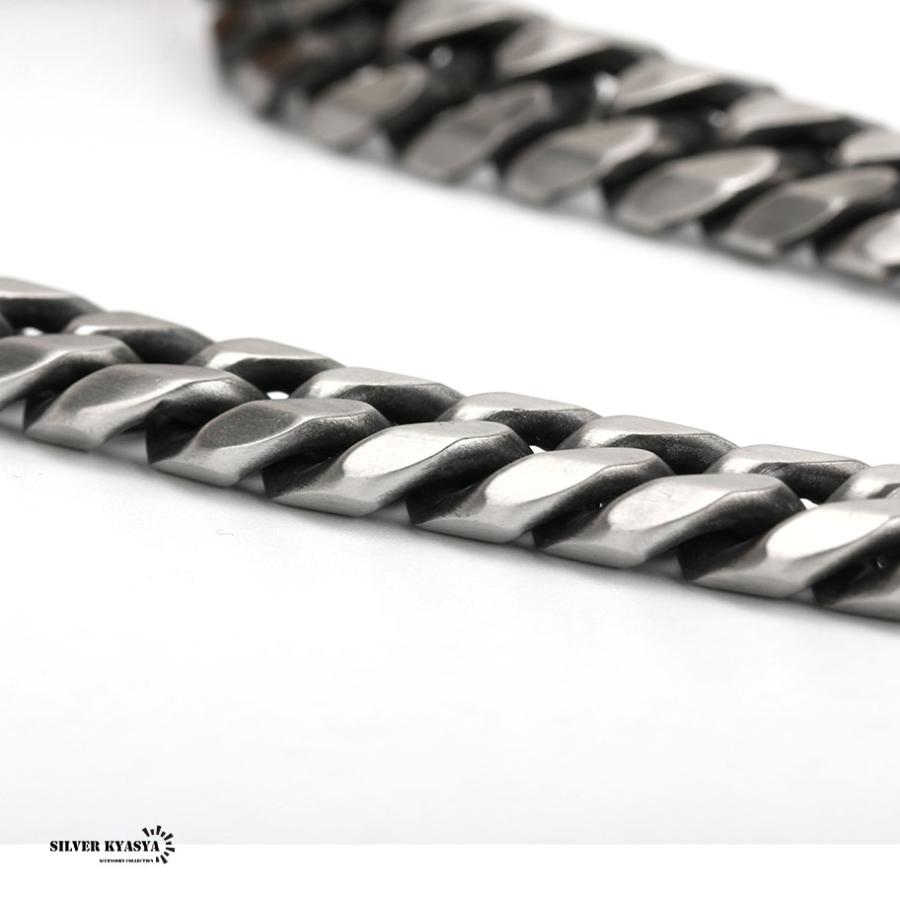 複数買いで最大30％OFFクーポン／幅15mm STAINLESS STEEL 喜平チェーン