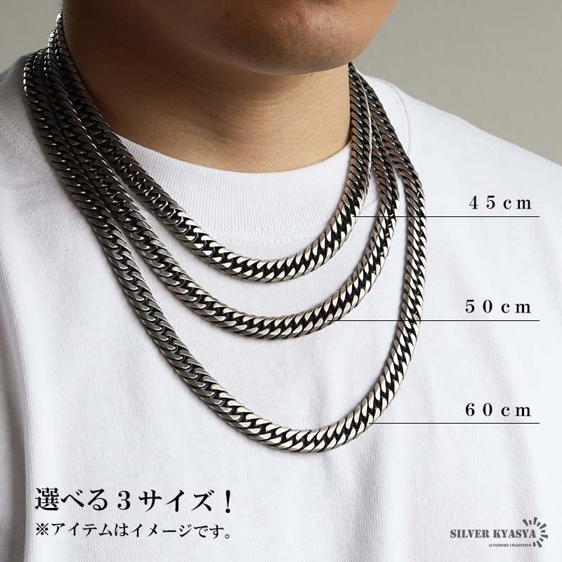 新！リニューアル ステンレス 定番 ダブル喜平ネックレス 幅13mm 太め