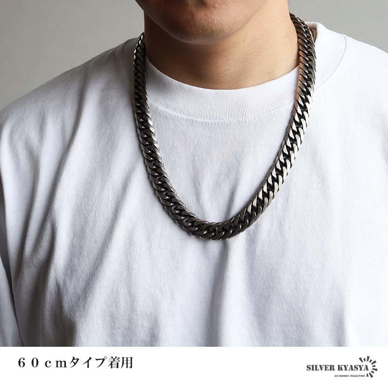 新！リニューアル ステンレス 定番 ダブル喜平ネックレス 幅13mm 太め