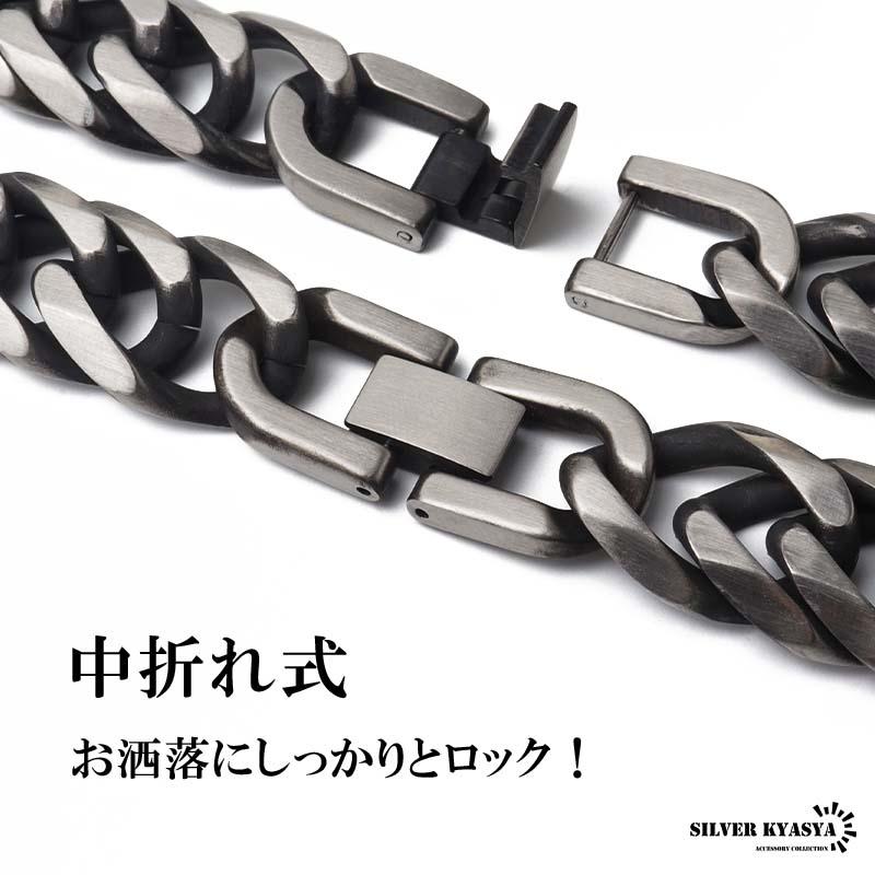 新！リニューアル ステンレス 定番 ダブル喜平ネックレス 幅16mm 極太