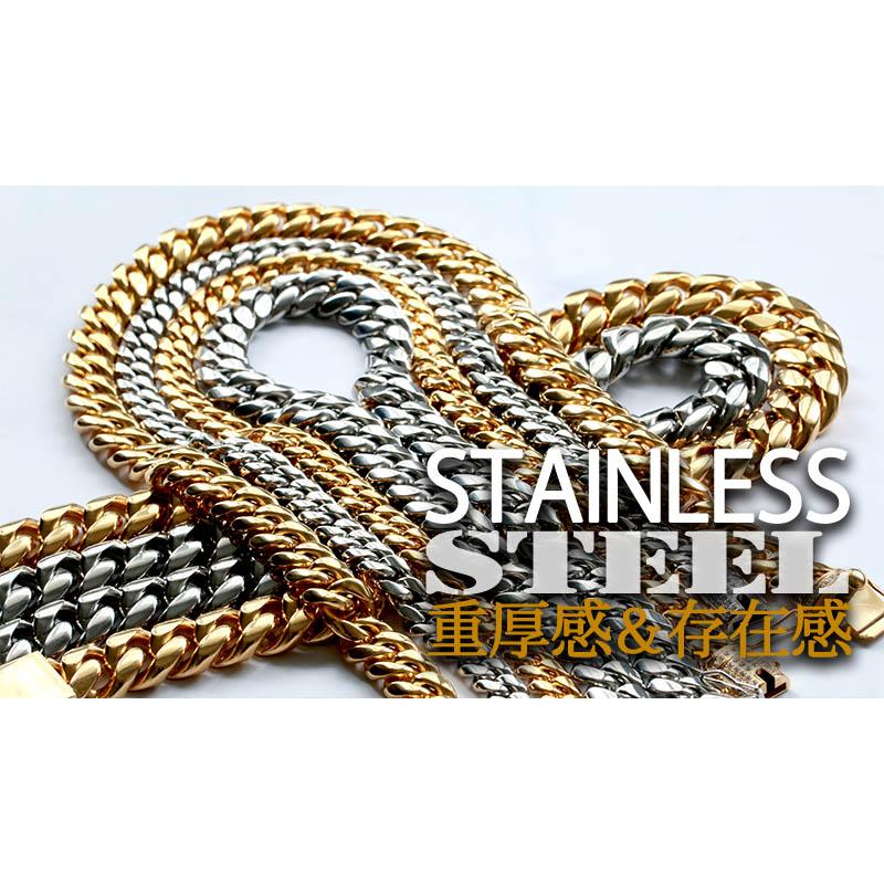 幅15mm ステンレス 太め 極太 喜平ネックレス 中折式 マイアミ 幅15mm ステンレス 太め 極太 喜平ネックレス 中折式 マイアミ