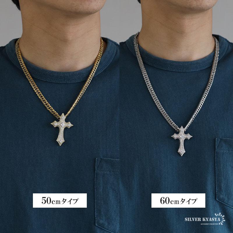キラキラ感 高級感満点 6面カット ダブル喜平ネックレス 18k gp