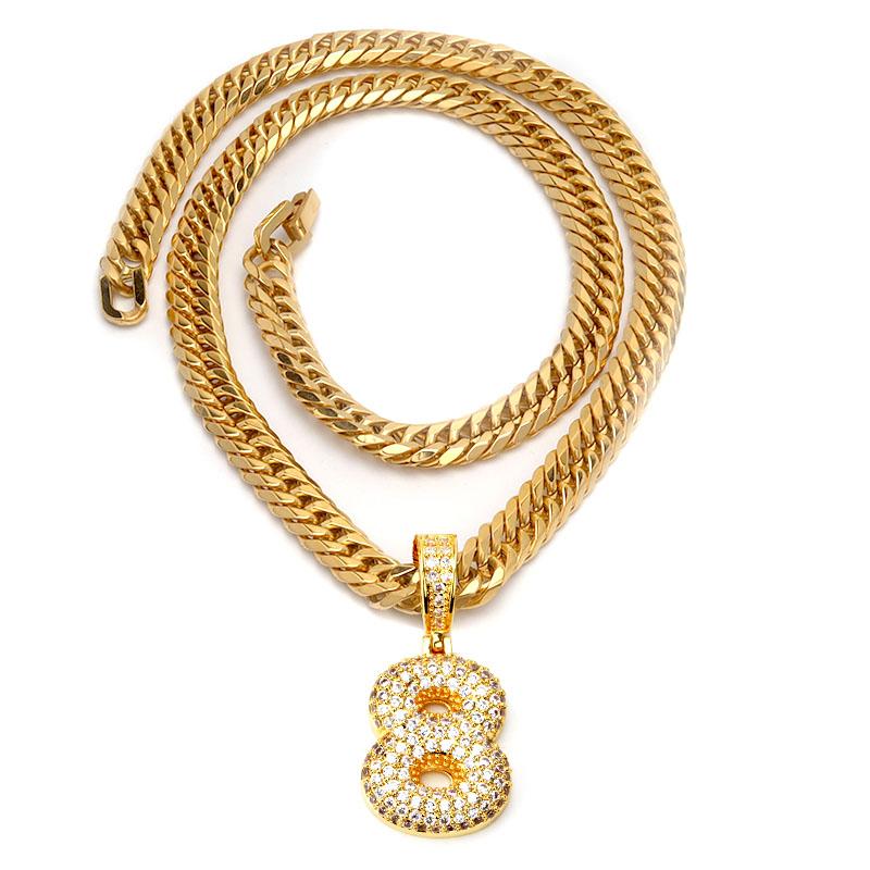 【新着商品】ゴールド ブリンブリン ナンバーネックレス 18k gp 金 ゴール ゴールド ブリンブリン ナンバーネックレス 18k gp 金 ゴールド数字