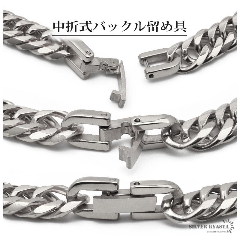 6面カット ダブル喜平ネックレス 奇跡のメダイ ネックレス シルバー 銀
