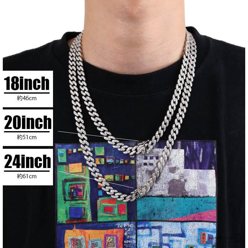 全国総量無料で 喜平チェーンネックレス ブリンブリン Cz 5a パヴェ 14k Gp マイアミキューバンリンク Hiphop系 B系 ストリート ラップ ダンス シルバー 銀 Aynaelda Com
