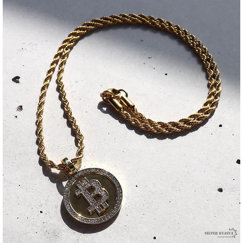 複数買いで最大300円OFFクーポン／ビットコインネックレス 仮想通貨 