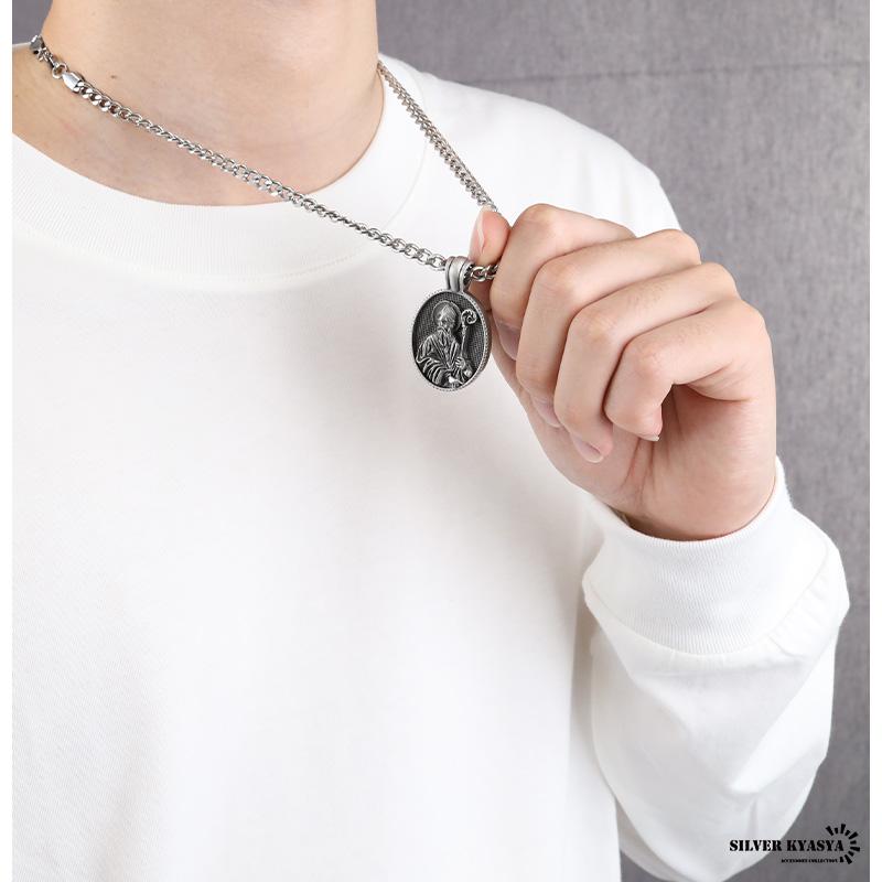 ゴシックトップネックレス ローマ教皇 法王 カトリック メダイ ゴシックトップネックレス ローマ教皇 法王 カトリック メダイ