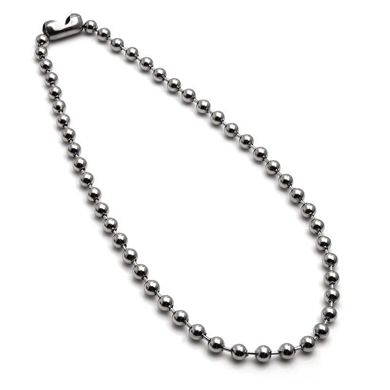 ボールチェーンネックレス シンプル ネックレス 6mm ボールチョーカー