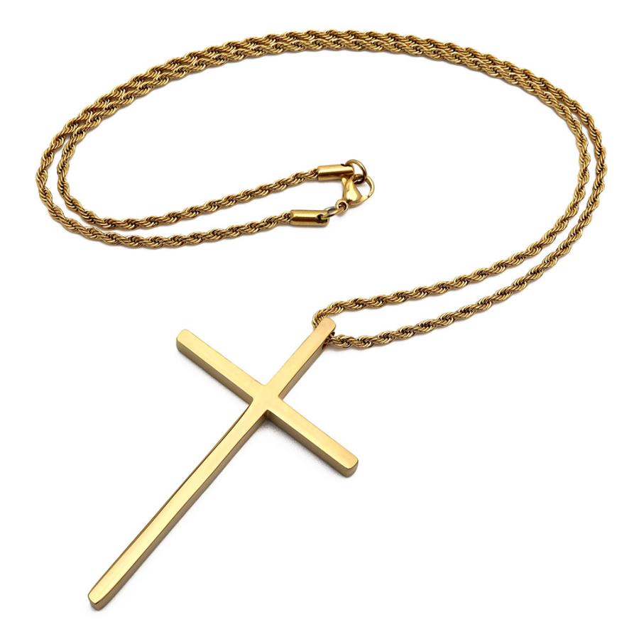 ゴールドメッキ クロス メダイ ブレスレット17cm ゴールドメッキ クロス メダイ ブレスレット17cm