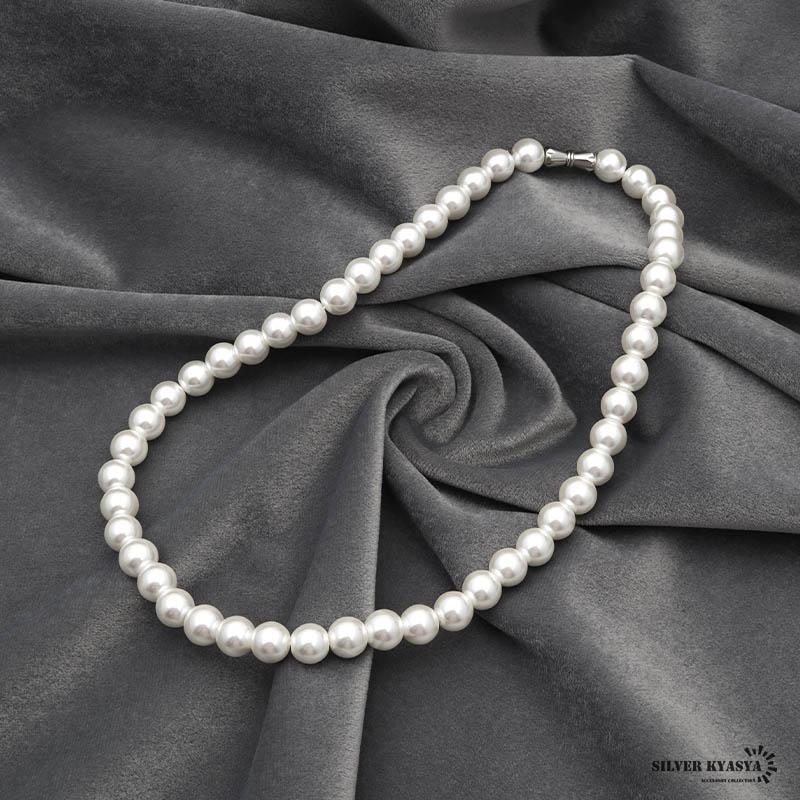 ネックレス パール メンズ 男性 アクセサリー ホワイト pearl ネックレス パール メンズ 男性 アクセサリー ホワイト pearl