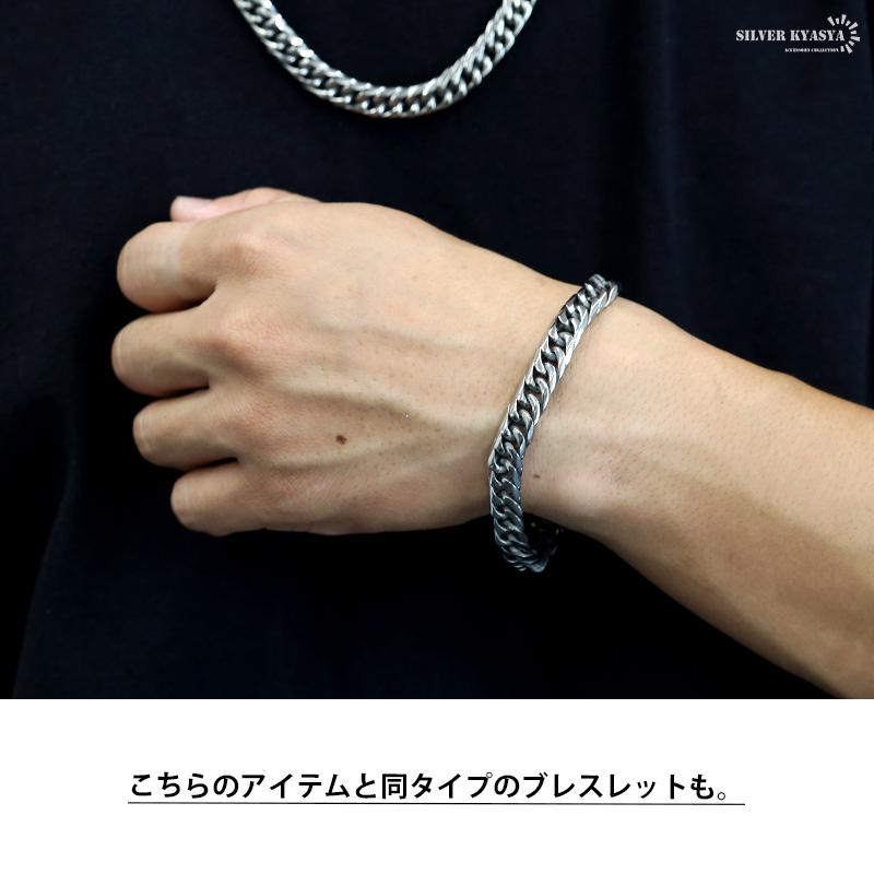 純チタン 6面カット ダブル喜平ネックレス チタンネックレス 太め