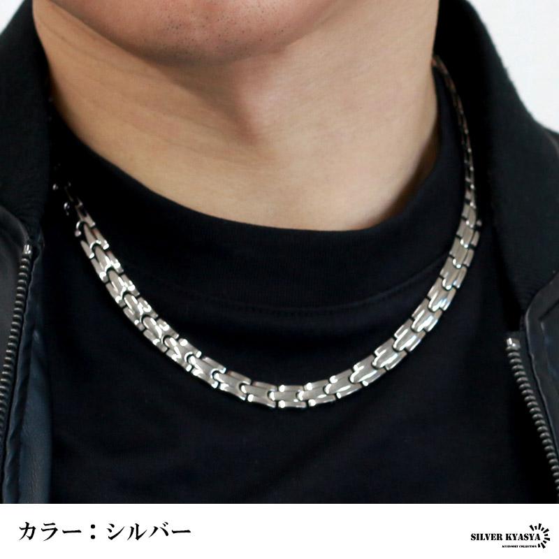 複数買いで最大300円OFFクーポン／純チタン素材 軽い ネックレス 磁気