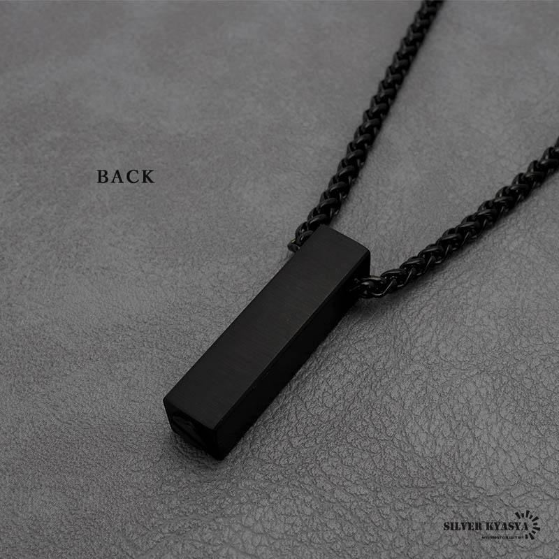 期間限定MAX25％OFFクーポン／マットブラック スティックネックレス