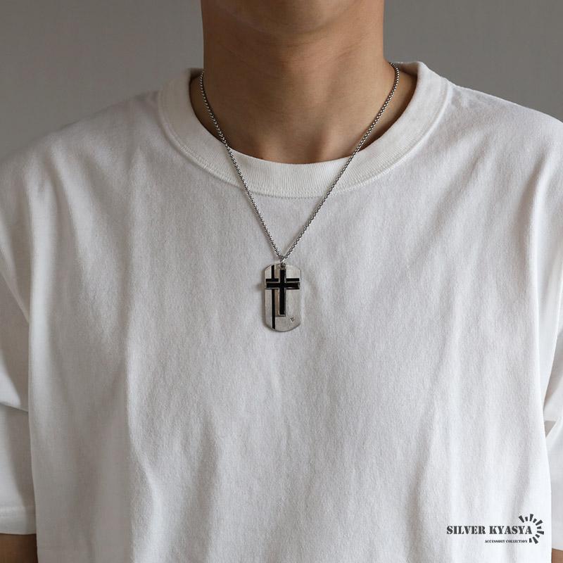 複数買いで最大30％OFFクーポン／ドッグタグネックレス クロス