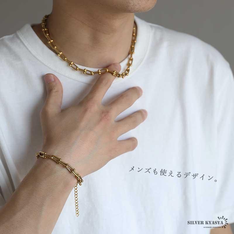 ⚠️専用⚠️新品未使用美品ゴールドネックレス Uチェーンネックレス レディース ステンレス 18K GP ゴールド チェーン