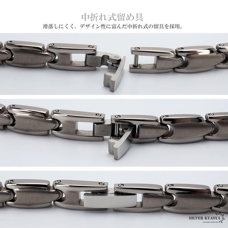 純チタン製 磁気ネックレス シルバー Titanium スポーツ チタン