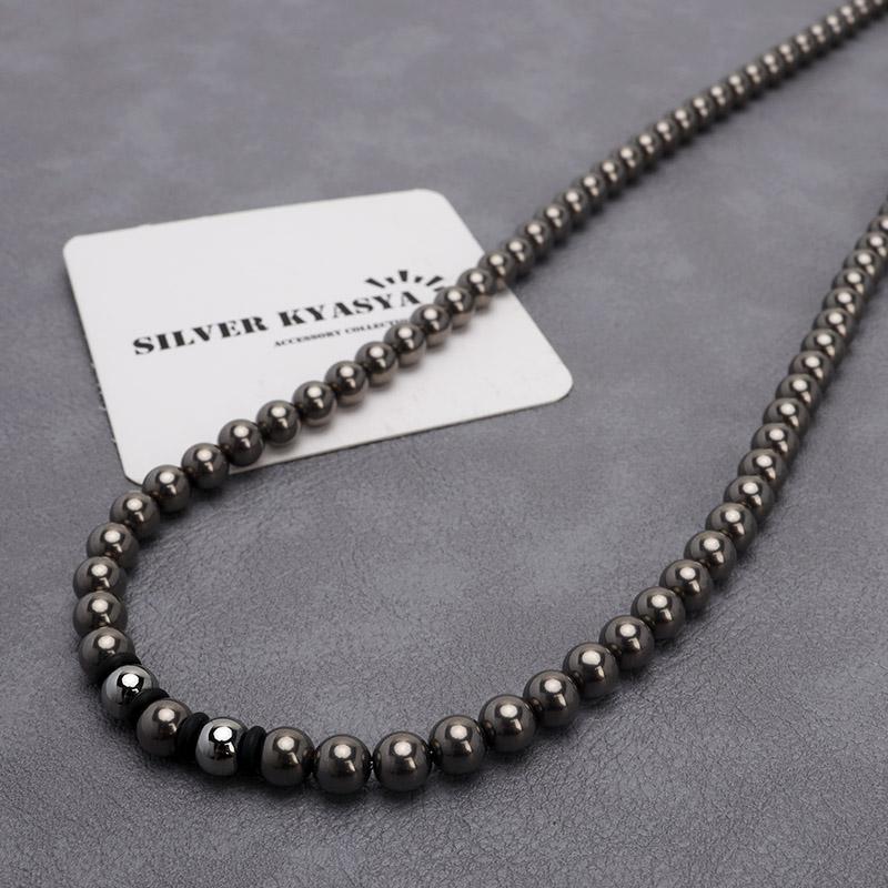 純チタン製 ビーズネックレス スポーツ ボールネックレス