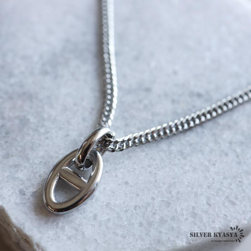 アンカーチェーン ネックレス ダブル喜平チェーン シルバー silver