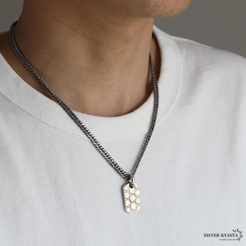 ドッグタグネックレス シルバー925 桜ネックレス シルバー 喜平 ドッグタグネックレス シルバー925 桜ネックレス シルバー 喜平