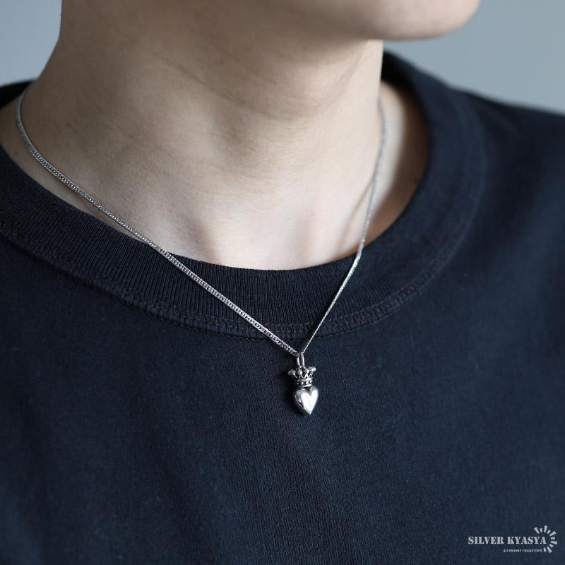 2個で10％OFF 3個で20％OFFクーポン／シルバー925 ハートネックレス