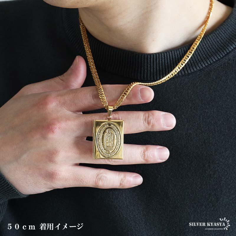 ステンレス ロケットネックレス HIPHOP ロケットペンダント マリア