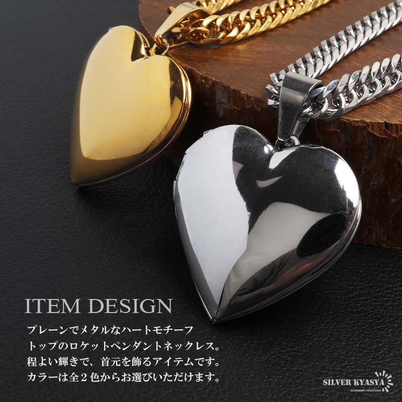 ステンレス ロケットネックレス HIPHOP ダブル喜平チェーンネックレス