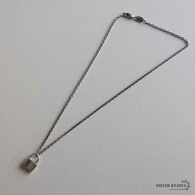 シルバー925 南京錠 ペンダント レディース silver 鎖ネックレス シルバー925 南京錠 ペンダント レディース silver 鎖ネックレス