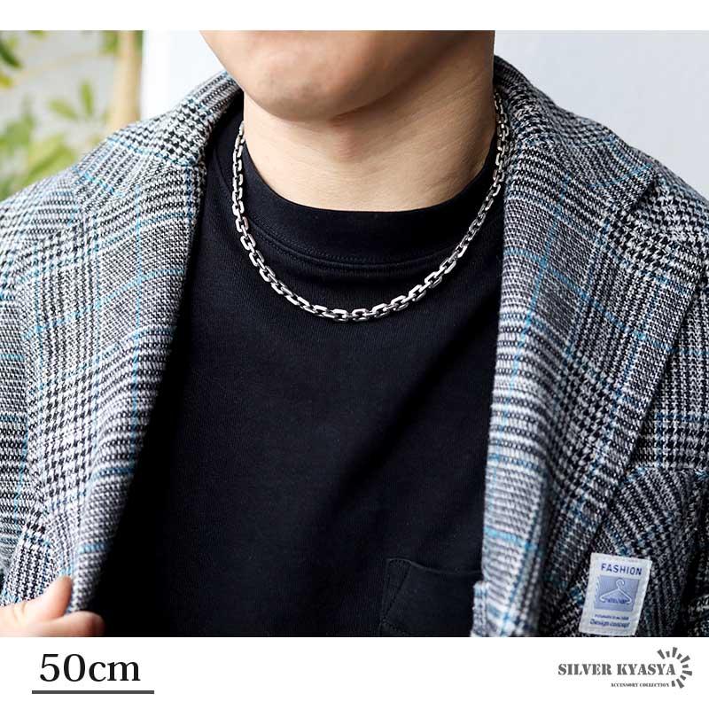 ＼2個で10％OFF 3個で20％OFFクーポン／60cm ネックレス メンズ シルバー925 あずきチェーン チェーンネックレス 銀 梵字 金剛杵 刻印 細身 金属アレルギー 爆買の画像