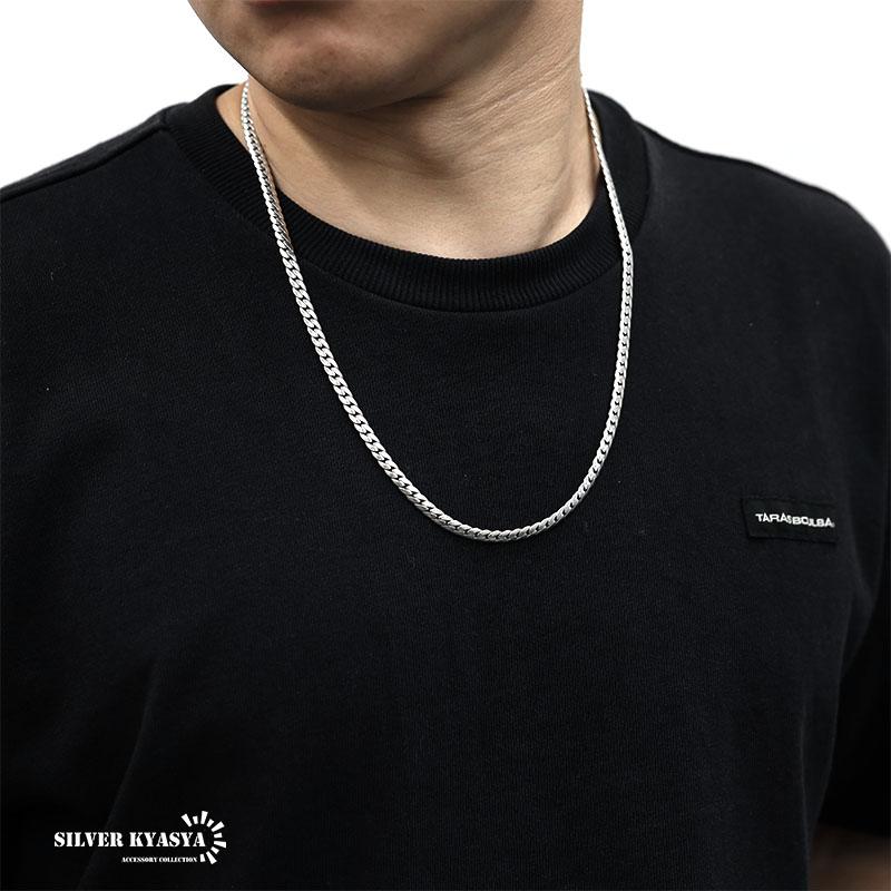 喜平 シルバー 925 ネックレス ロング チェーンネックレス ユニセックス 楽天市場】【10%クーポン 幅2.7mm/3.4mm長さ45cm/50cm/55cm/60cm