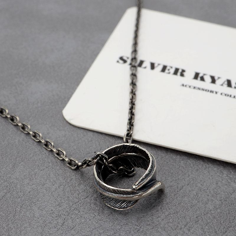 オリンピック ブレイキン 左　フェザー　シルバー925 ネックレス オリンピック ブレイキン 左 フェザー シルバー925 ネックレス