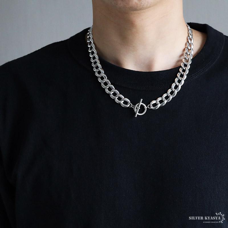 シルバー925 マンテル式チェーンネックレス 50cm シルバー シルバー925 マンテル式チェーンネックレス 50cm シルバー