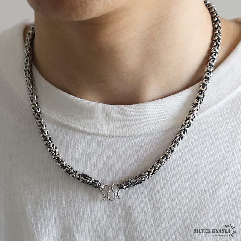 シルバー925 双頭龍ネックレス ドラゴンネックレス 龍 シルバー925 双頭龍ネックレス ドラゴンネックレス 龍