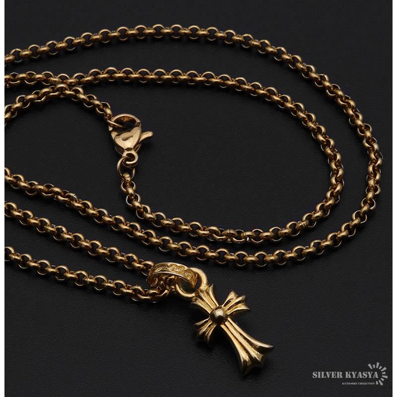 ネックレス シルバー925 メンズ 18k gp ペンダント トップ ステンレス