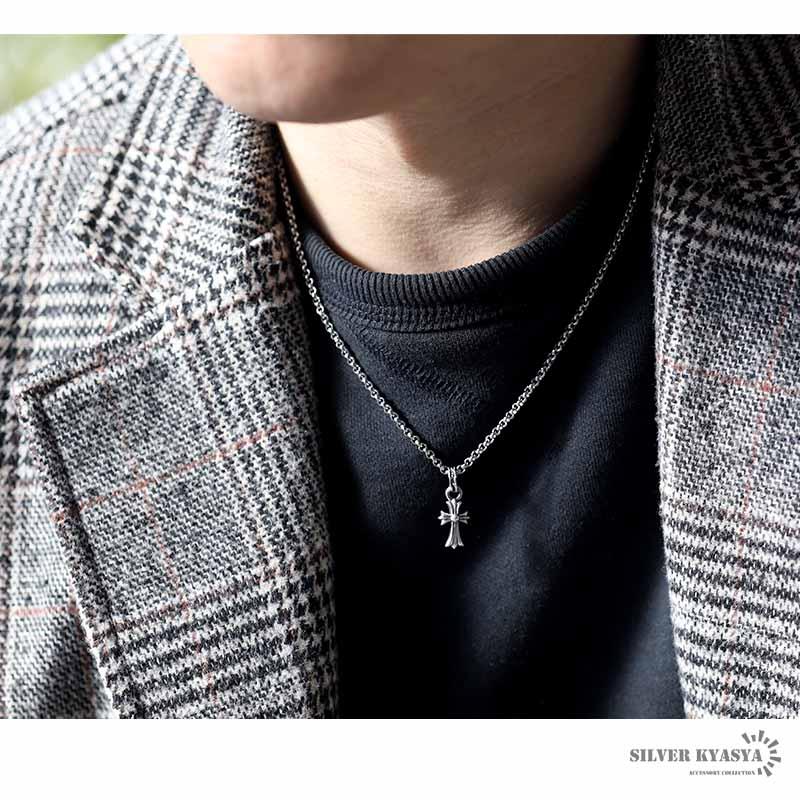 ネックレス シルバー925 メンズ ペンダント トップ ステンレス