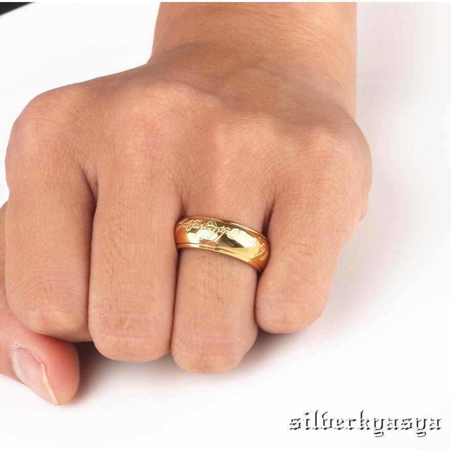 クルクル回る 火文字 リング シルバー ゴールド メンズ レディース リング 1つの指輪 ワンリング 甲丸リング 高品質ステンレス R149 Silver Kyasya 通販 Yahoo ショッピング